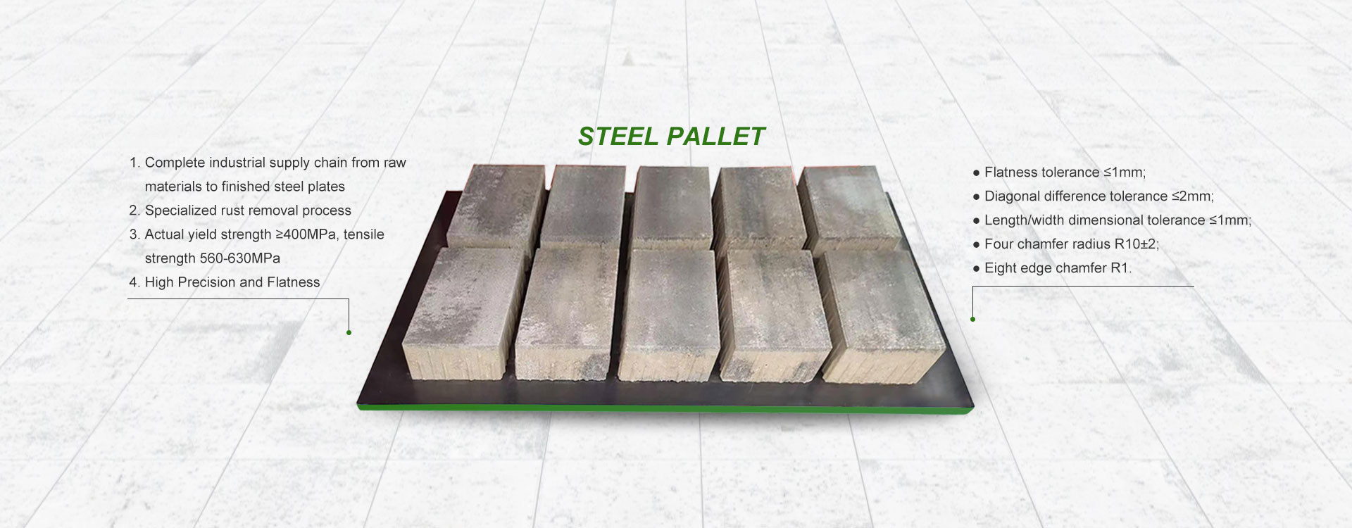 Supplier ng China Cement Brick Pallet