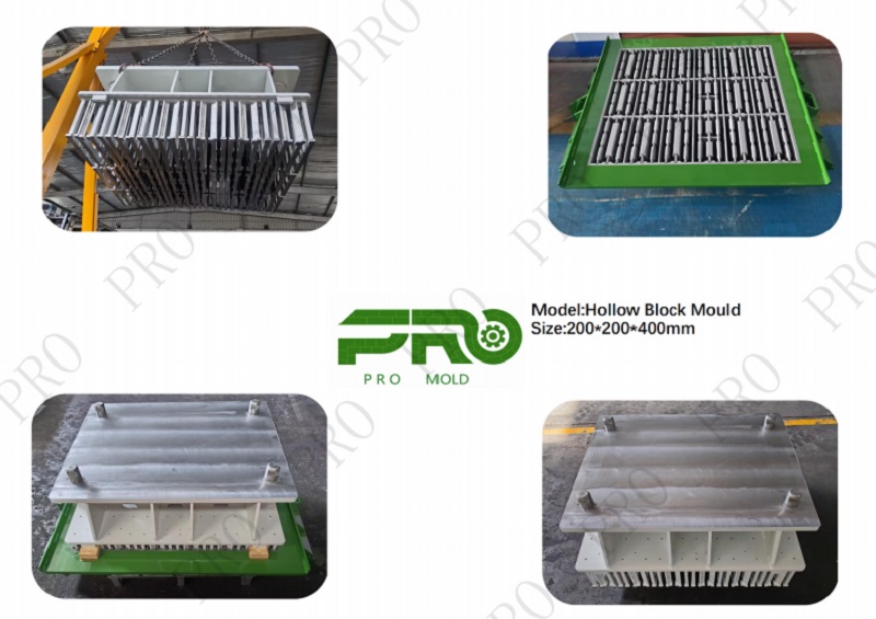 PRO MOLD High-End Hollow Block Molds Matagumpay na Naihatid sa Saudi Arabia para sa POYATOS Brick-Making Machines