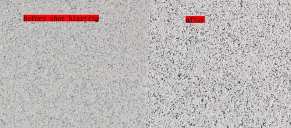 Cement Concrete Brick Shot Blasting Surface Treatment Machine