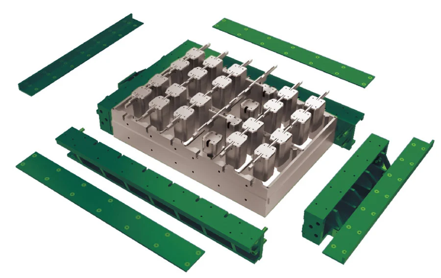 Cement Hollow Block Mould for Block Making Machine